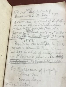 Zeitschrift ab 1855, Auflistung von Darlehen und Schulden. Interessante Lektüre! - Bild 1 von 3