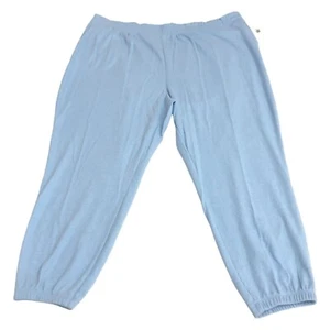 Old Navy Womens Plus 4X High Rise Thermal Waffle Knit Lounge Jogger Pants Blue - Picture 1 of 13