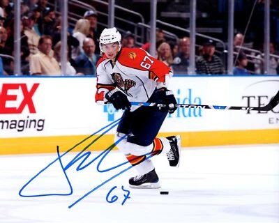 Foto 8x10 assinada/autografada de Michael Frolik Florida Panthers 153091 - Imagem 1 de 2