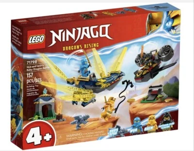 LEGO NINJAGO Nya and Arin's Baby Dragon Battle 71798 Ninja Completo Selado - Imagem 1 de 4