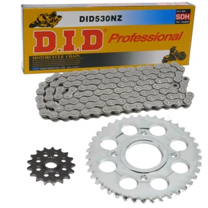 Chain Set Honda CB 250 G 74-77 Chain DID 530 NZ 96 Open 16/38 - Picture 1 of 4