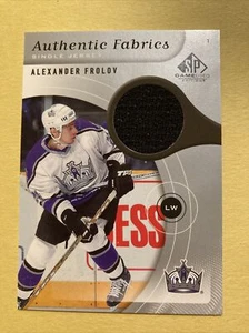 ALEXANDER FROLOV 2005-06 SP JUEGO USADO TELAS AUTÉNTICAS JERSEY AF-AF LA KINGS - Imagen 1 de 2