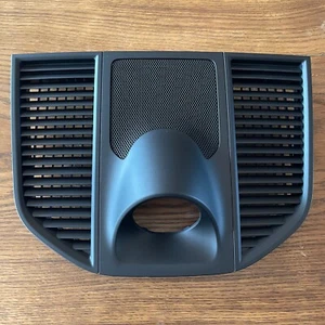 PORSCHE MACAN CENTER DASH TOP PANEL CHRONO CLOCK BEZEL GRILLE BLACK 95B - Bild 1 von 4