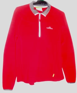 Ladies "Kathmandu" Red Fleecy 1/4 Zip Jumper. Size 12. - Picture 1 of 2
