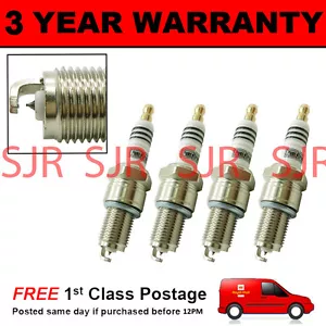 4X IRIDIUM TIP SPARK PLUGS FOR VOLVO 940 II 2.3 TURBO 1994-1998 - Picture 1 of 1