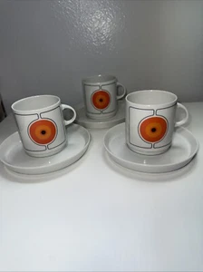 Set of three Thomas Rosenthal eclipse, coffee/tea cups with saucers - Picture 1 of 7