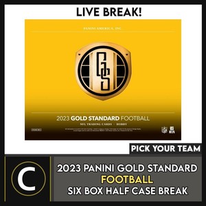 2023 PANINI GOLD STANDARD FOOTBALL 6 BOX BREAK #F3033 -Buffalo Bills