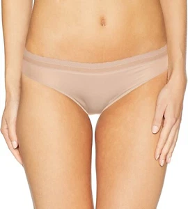 OnGossamer L33249 Women’s Beige Next To Nothing Micro Hip Bikini Size S - Picture 1 of 4