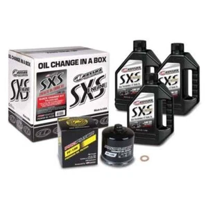 Maxima SxS Quick Change Kit 5W-50 Synthetic w/ Black Filter - Picture 1 of 10