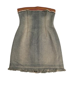 Vestido Baby Phat Denim Sin Tirantes Vintage Y2K Talla 9 Foto 1 de 4