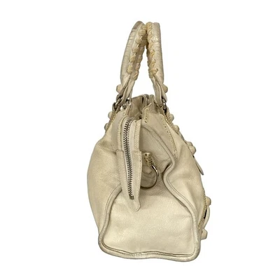 [RARO] Bolso de Mano Balenciaga Giant City Marfil 2 Vías Foto 1 de 4