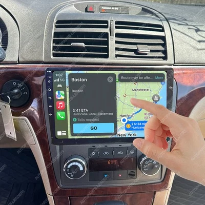 Radio de coche 4+64G para Saturn Aura CarPlay 2007 2008 2009 GPS estéreo Android15 WIFI Foto 1 de 4