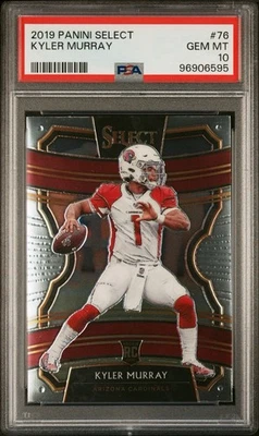 2019 Kyler Murray Rookie Panini Select Concourse #76 PSA 10 GEM MINT RC - Image 1 of 2