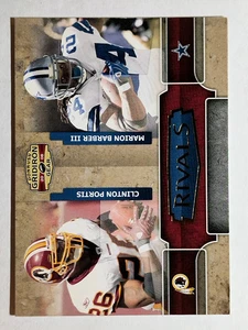 2008 Donruss Gridiron Gear Rivals Gold #9 Clinton Portis/Marion Barber - Bild 1 von 2