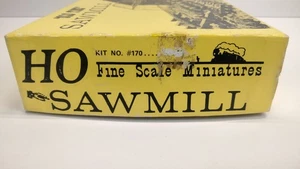 FSM Fine Scale Miniatures #170 Sawmill Craftsman Kit HO 1/87 - Picture 1 of 7