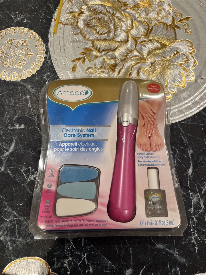 Amope Pedi Electronic Nail Care System Oil Battery 3 Refills