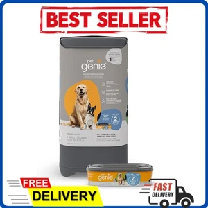 Sistema de eliminación de desechos para perros control de olores bote de basura para caca de perro 1 bolsa de recarga cuadrada - Imagen 1 de 11