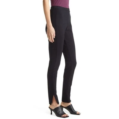 NEW NORDSTROM Everyday High Rise Ponte Ankle Slit Straight Leg Legging Pants - Image 1 of 4