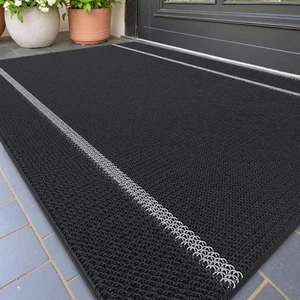 Front Double Door Mats Outdoor: Large Doormat for Outside Entry Home Entrance... - Picture 1 of 7
