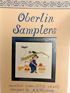 Halloween. Cross Stitch Pattern Oberlin Samplers. 'Trick or Treat' Used - Picture 1 of 3