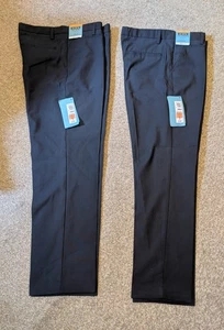 2 Pairs Marks & Spencer Navy School Trousers. 11 - 12 Years. - Picture 1 of 4