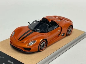 1/43 Tecnomodel Porsche 918 Spyder naranja metálico naranja negro rayas 01/05 - Imagen 1 de 10