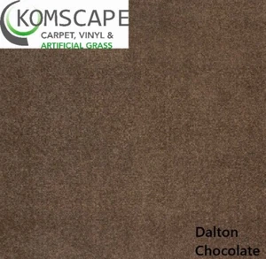 DALTON Chocolate Brown | Domestic Twist Hard Wearing Budget Good Quality Carpet - Picture 1 of 2
