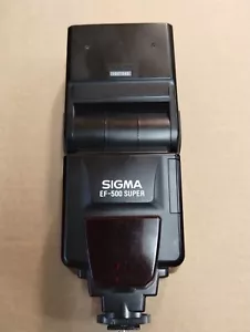 SIGMA EF-500 SUPER ELECTRONIC FLASH SHOE MOUNT FOR NIKON CAMERAS - Picture 1 of 6