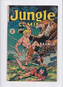 JUNGLE COMICS #124 [1950 GD] "THE TRAIL OF THE PHARAOH'S EYE"  FICTION HOUSE - Picture 1 of 2