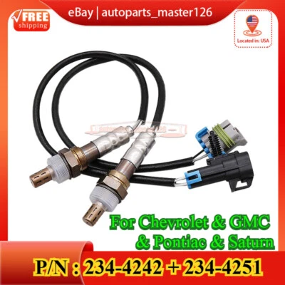 For 2010-2014 Chevrolet Equinox 2.4L Oxygen O2 02 Sensor Up+Downstream 234-4242 - Image 1 of 4