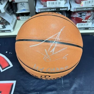 Tony Parker Spurs Signed Spalding Game Basketball “4x Champ” Inscrip Steiner CX - Picture 1 of 4