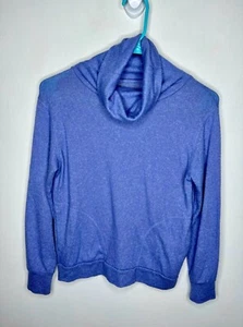 Z By Zella Cowl Neck Sweater Girls Size Medium 8-10 Long Sleeve Blue - Picture 1 of 4