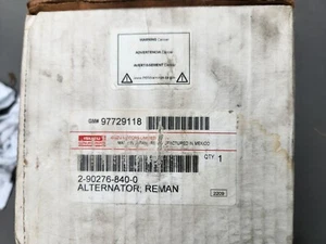 Isuzu 2-90276-840-0 Remanufactured Alternator, GM# 97729118 - Picture 1 of 1