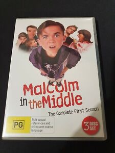 Malcolm in the Middle The Complete First Season DVD, 2002, 3 Disc Set Region 4
