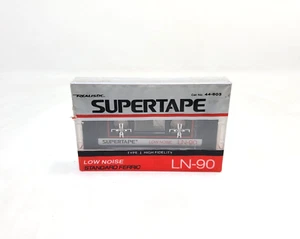 Realistic SUPERTAPE LN 90 Minute Blank Cassette Tape NEW SEALED Low Noise 44-603 - Picture 1 of 3