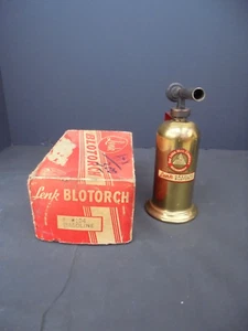 Vintage Lenk Gasoline Blotorch Model 104 with Original Box - Picture 1 of 11