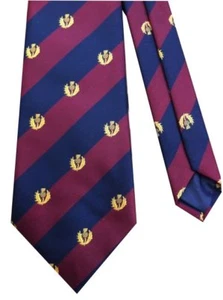 Scots Guards Cap Badge Motif Regimental Army Tie p296 - Picture 1 of 1