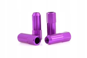 écrous de roue jbr 60 mm m12 x1,5 violet M-7278 - Photo 1 sur 5