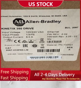 Servoaccionamiento Allen-Bradley 2097-V33PR5-LM Kinetix 350 2,0 kW 1 pieza 2097 V33PR5 LM - Imagen 1 de 3