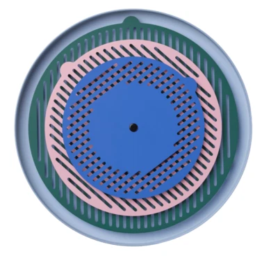 IKEA TESAMMANS Wall Clock, Multicolor 21 cm steel , Limited Edition , NEW - Image 1 of 4