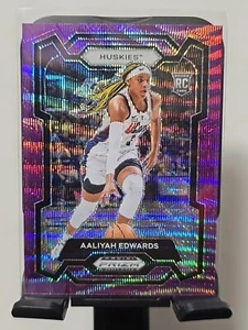 Selecciones del draft de Panini Prizm 2024 Aaliyah Edwards Purple Wave radiocontrol novato #3 UCONN - Imagen 1 de 6