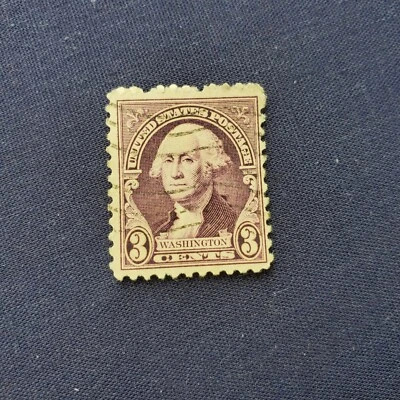 VERY RARE 1901- 1910 3 cent GEORGE WASHINGTON stamp error wrong color - Image 1 of 2