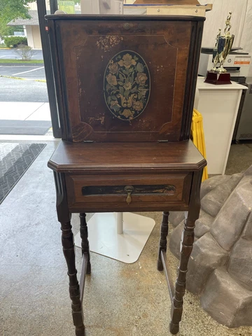 antique makeup vanity table Cover