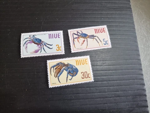 NIUE 1970 SG 151-153 CRABS  MNH Cover