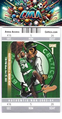 2003-04 Fleer Authentix #69 Paul Pierce - Image 1 of 2