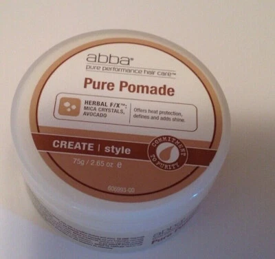 Abba Pure Pomade Herbal F/X Mica Crystals Avocado 2.65 oz - RARE - Image 1 of 4