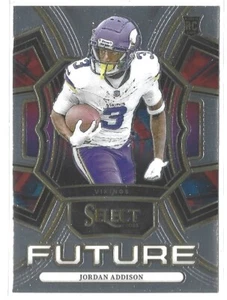 2023 Panini Select Jordan Addison #FUT-JAD Rookie RC Future Minnesota Vikings - Picture 1 of 2
