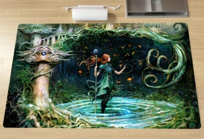 Magic The Gathering Wachstumsspirale Seb McKinnon MTG Playmat TCG CCG Kartenspiel Matte - Bild 1 von 4
