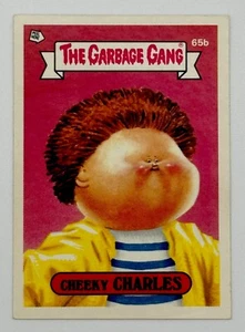 The Garbage Gang #65b CHEEKY CHARLES cubo de basura niños lanzamiento noruego - Imagen 1 de 2