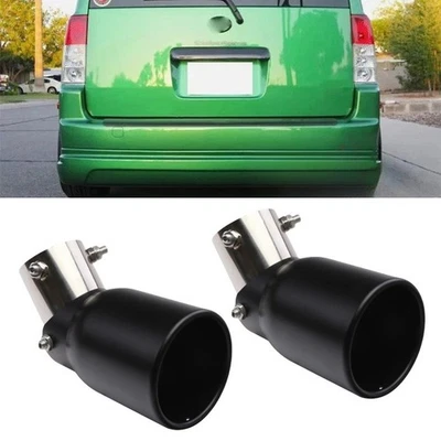 2PC Car Exhaust Pipe Tip Rear Tail Throat Muffler For Scion xB xD iQ - Image 1 of 4